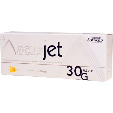 AGHI ACUS JET 30G 0,3X12 MM